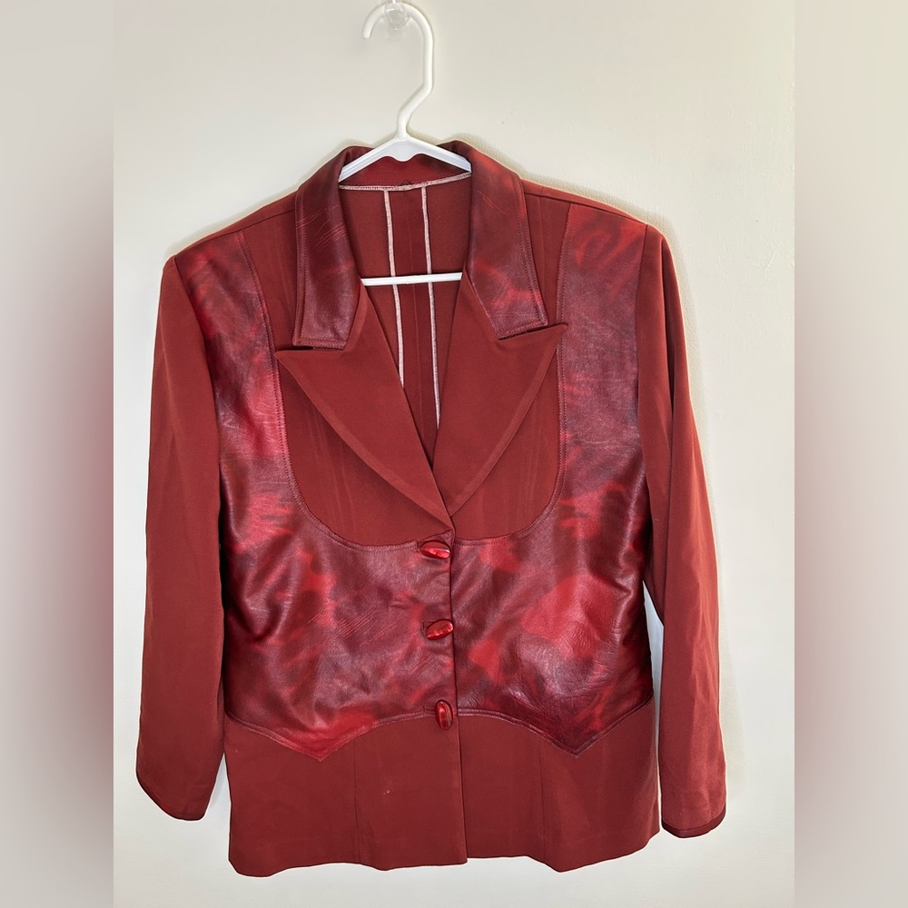 Vintage Burnt Orange Blazer